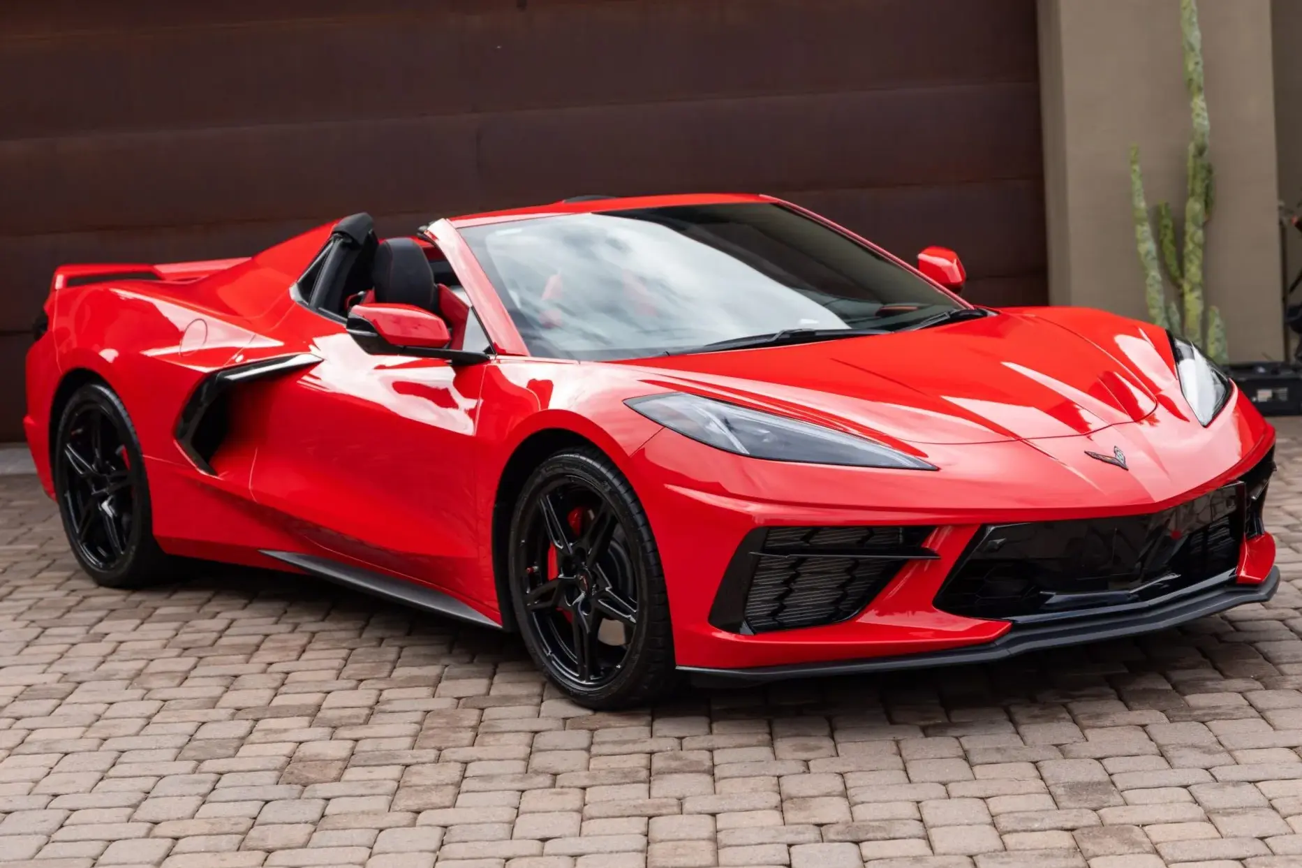 Corvette C8 Stingray front three-quarter view