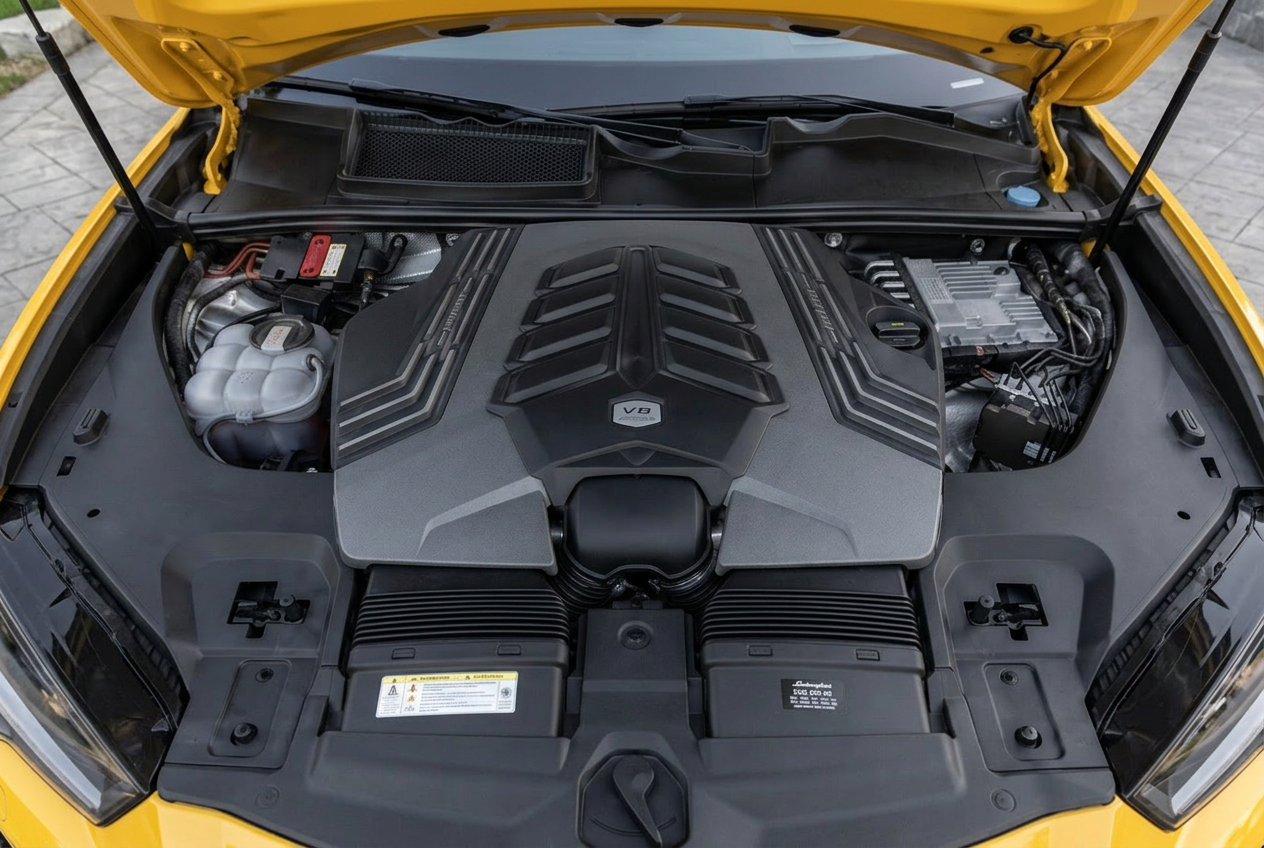 Lamborghini Urus V8 engine bay