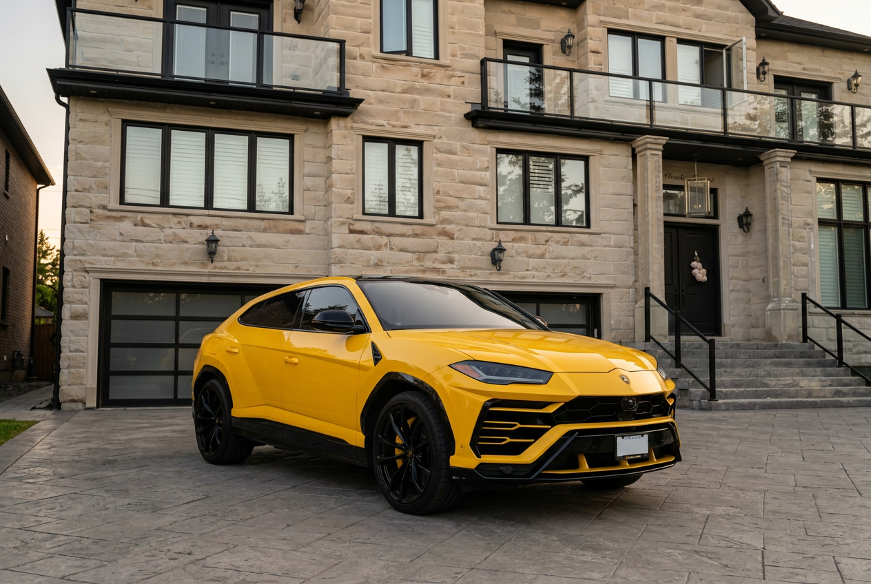 Lamborghini Urus front three-quarter view